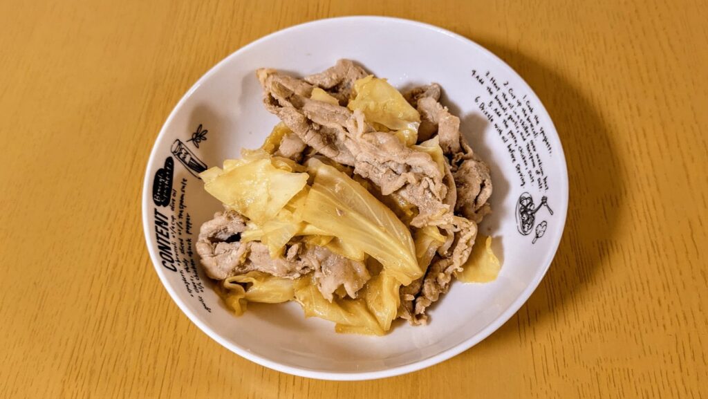 豚しょうゆにんにく炒め
